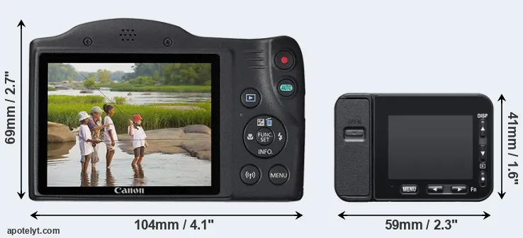 Comparison SX430 or RX0 II rear