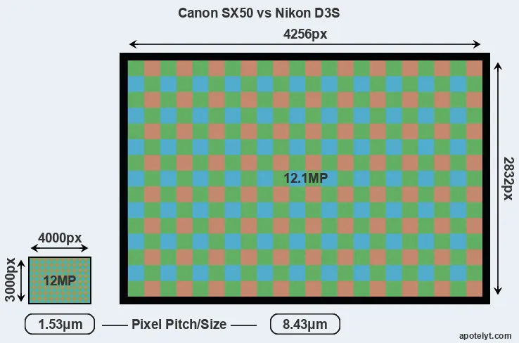 SX50 versus D3S MP