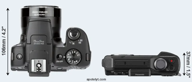 Compare SX50 versus FT7 top