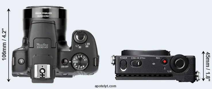 Compare SX50 versus fp top