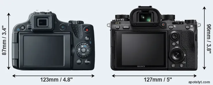 Comparison SX50 or A9 rear