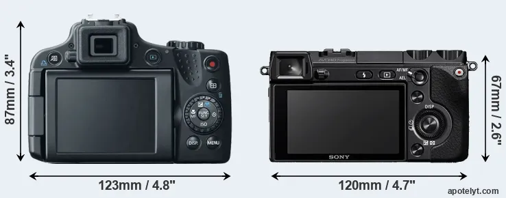 Comparison SX50 or NEX-7 rear