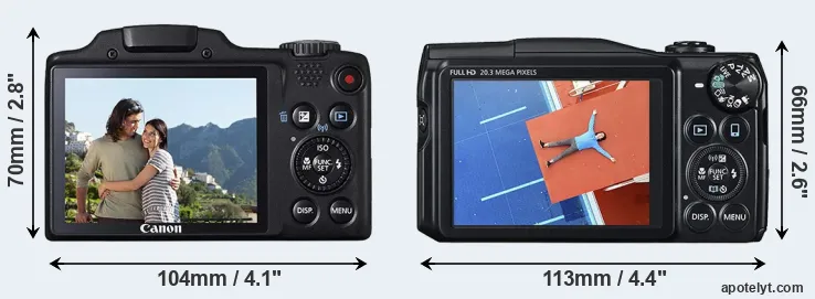 Comparison SX510 or SX710 rear