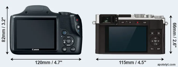Comparison SX520 or D-LUX 7 rear