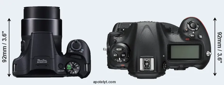Compare SX520 versus D5 top
