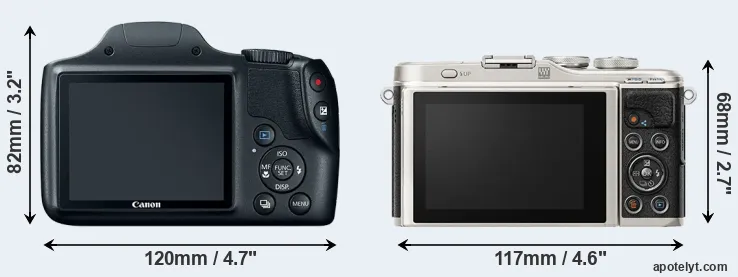 Comparison SX520 or E-PL9 rear