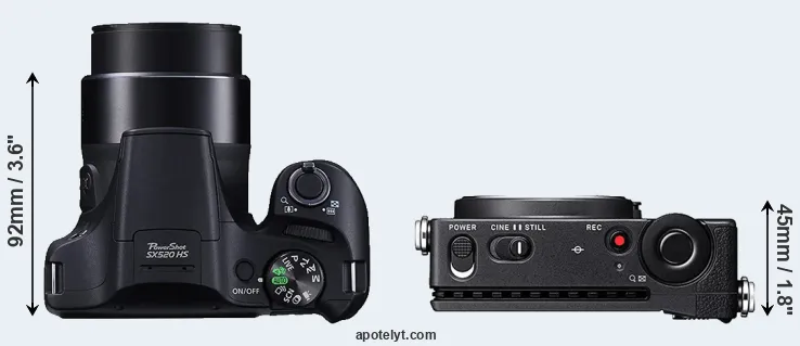 Compare SX520 versus fp top