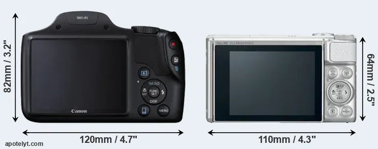 Comparison SX530 or SX730 rear