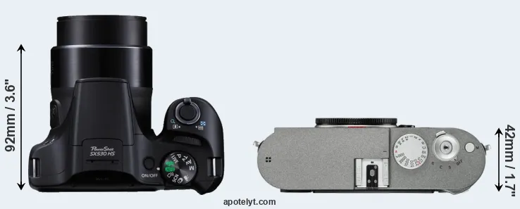 Compare SX530 versus M-E Typ 240 top