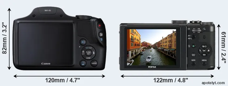 Comparison SX530 or MX-1 rear