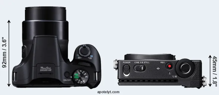 Compare SX530 versus fp top