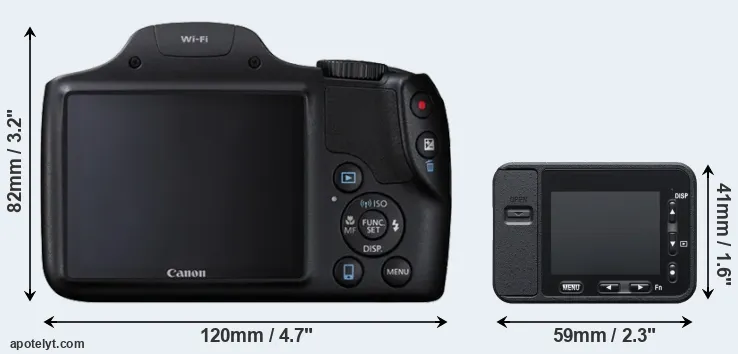 Comparison SX530 or RX0 rear