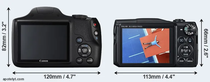 Comparison SX540 or SX710 rear