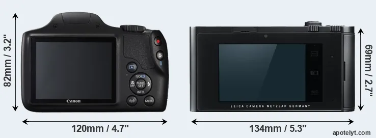 Comparison SX540 or T Typ 701 rear