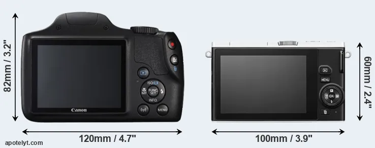 Comparison SX540 or J4 rear