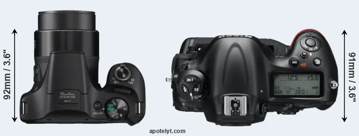 Compare SX540 versus D4 top