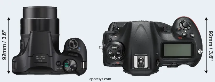 Compare SX540 versus D5 top