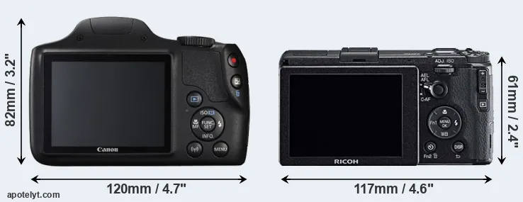 Comparison SX540 or GR rear