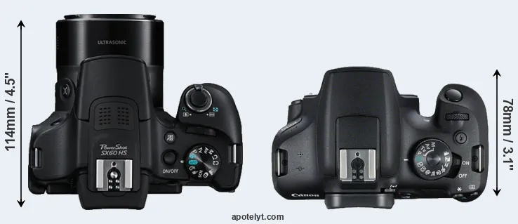 Compare SX60 versus T7 top