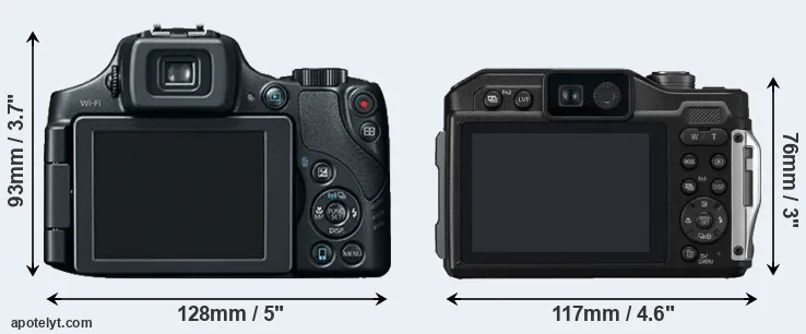 Comparison SX60 or TS7 rear