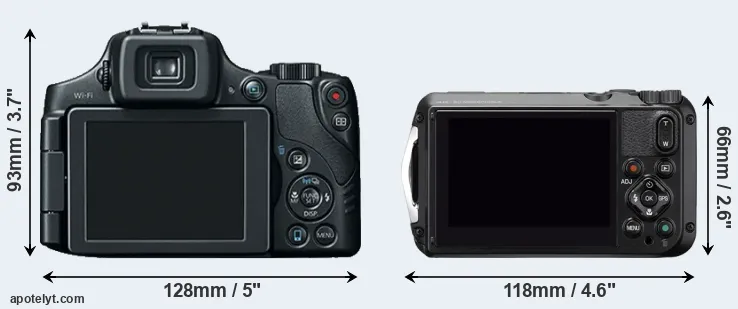 Comparison SX60 or WG-6 rear