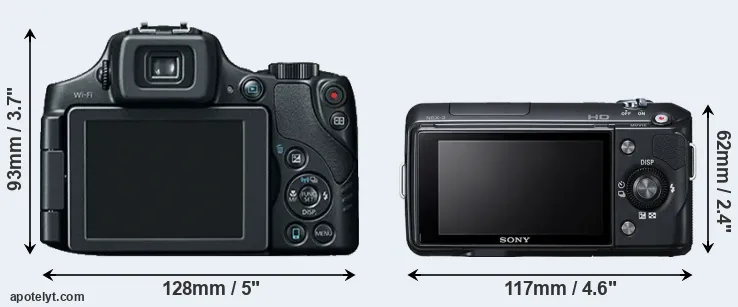 Comparison SX60 or NEX-3 rear
