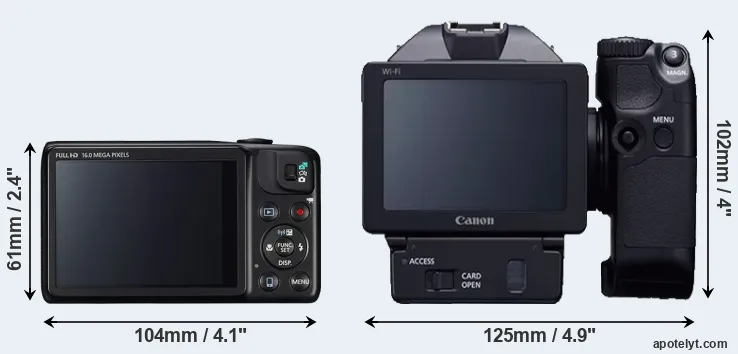 Comparison SX600 or XC10 rear