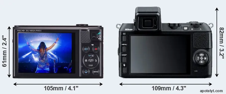 Comparison SX610 or V2 rear