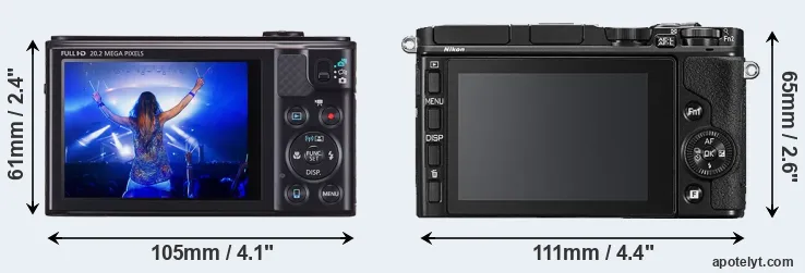 Comparison SX610 or V3 rear