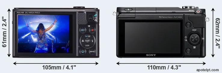 Comparison SX610 or NEX-3N rear