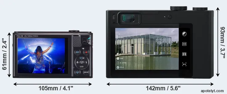 Comparison SX610 or ZX1 rear