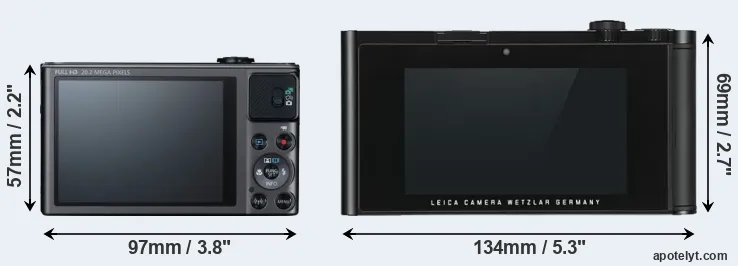 Comparison SX620 or TL rear