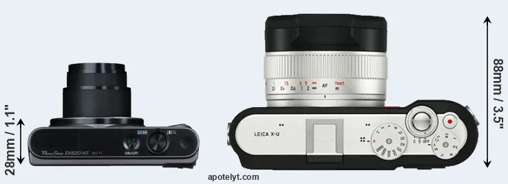 Compare SX620 versus X-U Typ 113 top