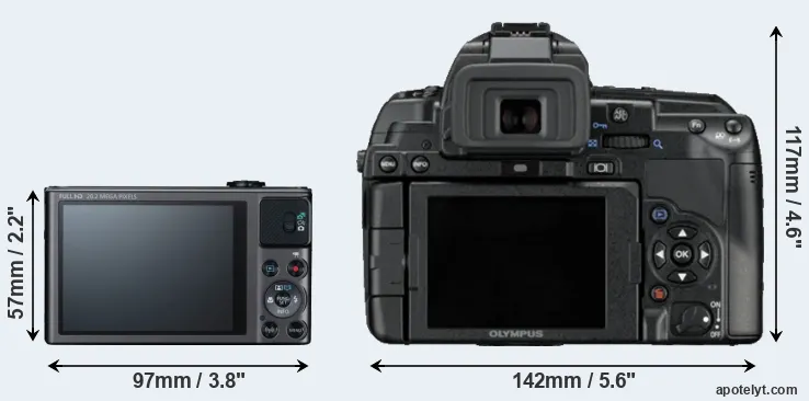 Comparison SX620 or E-5 rear