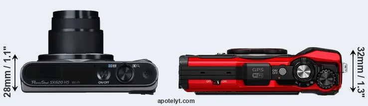 Compare SX620 versus TG-6 top