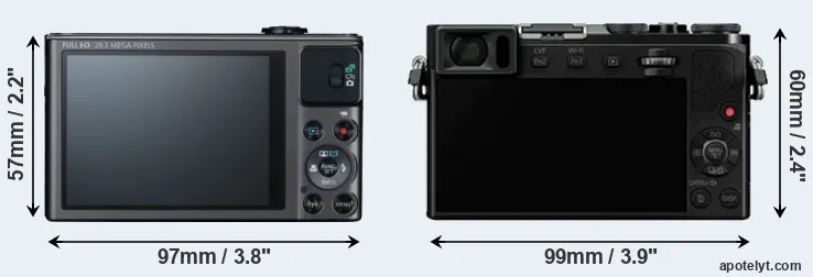 Comparison SX620 or GM5 rear