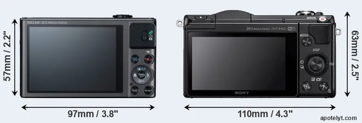 Comparison SX620 or A5000 rear