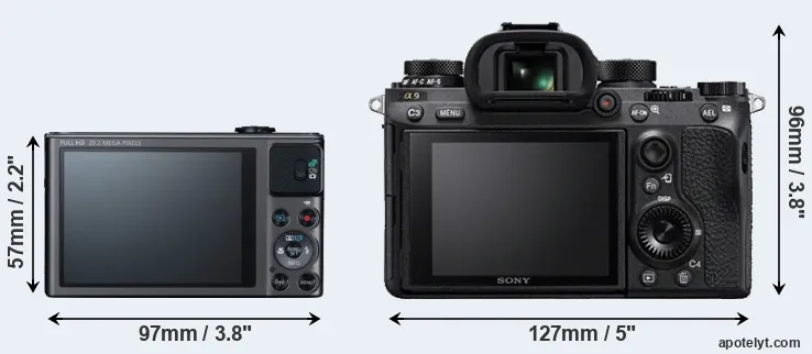 Comparison SX620 or A9 rear