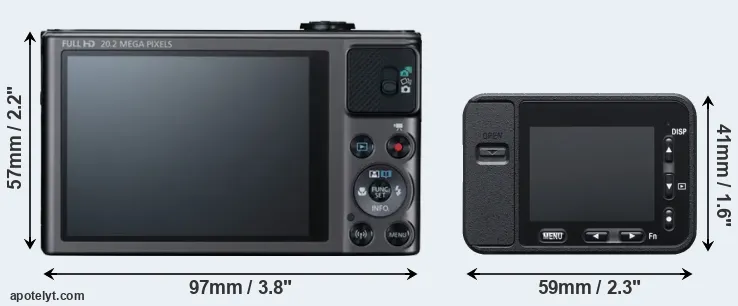 Comparison SX620 or RX0 rear