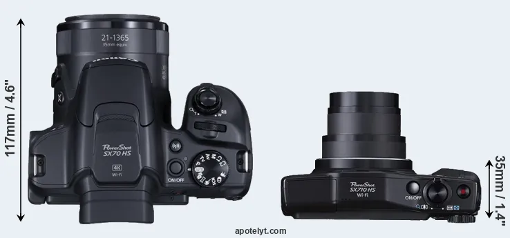 Compare SX70 versus SX710 top