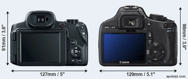 Comparison SX70 or T2i rear