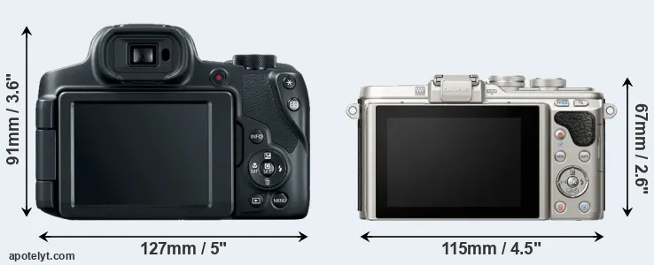 Comparison SX70 or E-PL8 rear