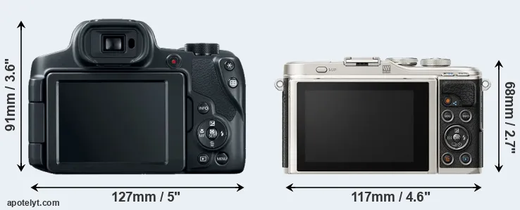 Comparison SX70 or E-PL9 rear