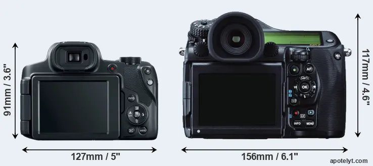 Comparison SX70 or 645Z rear