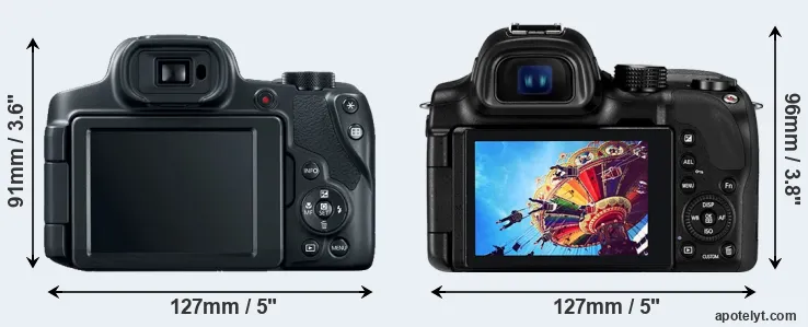 Comparison SX70 or NX30 rear