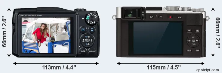 Comparison SX700 or D-LUX 7 rear