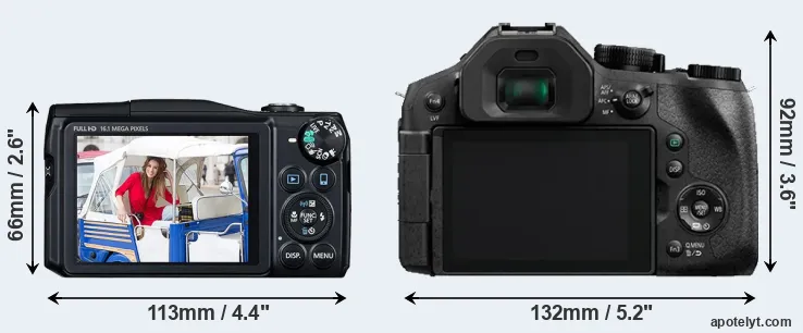 Comparison SX700 or FZ300 rear