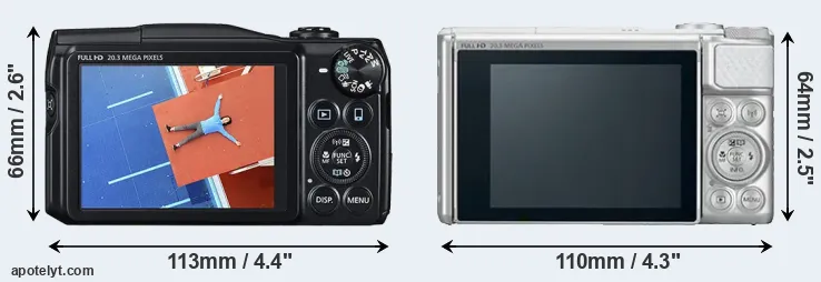 Comparison SX710 or SX730 rear