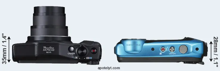 Compare SX710 versus XP140 top