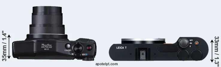 Compare SX710 versus T Typ 701 top
